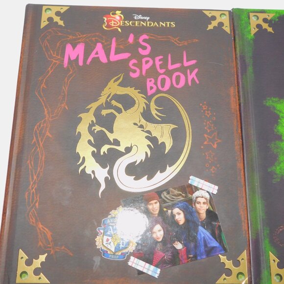 Disney Descendants Mal's Spell Book 1 & 2 More Wicked Magic hardcover - Picture 2 of 8